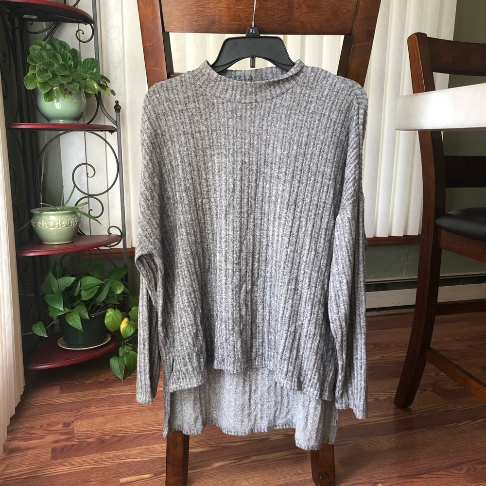 Juicy Couture Hi-Lo Grey Sweater